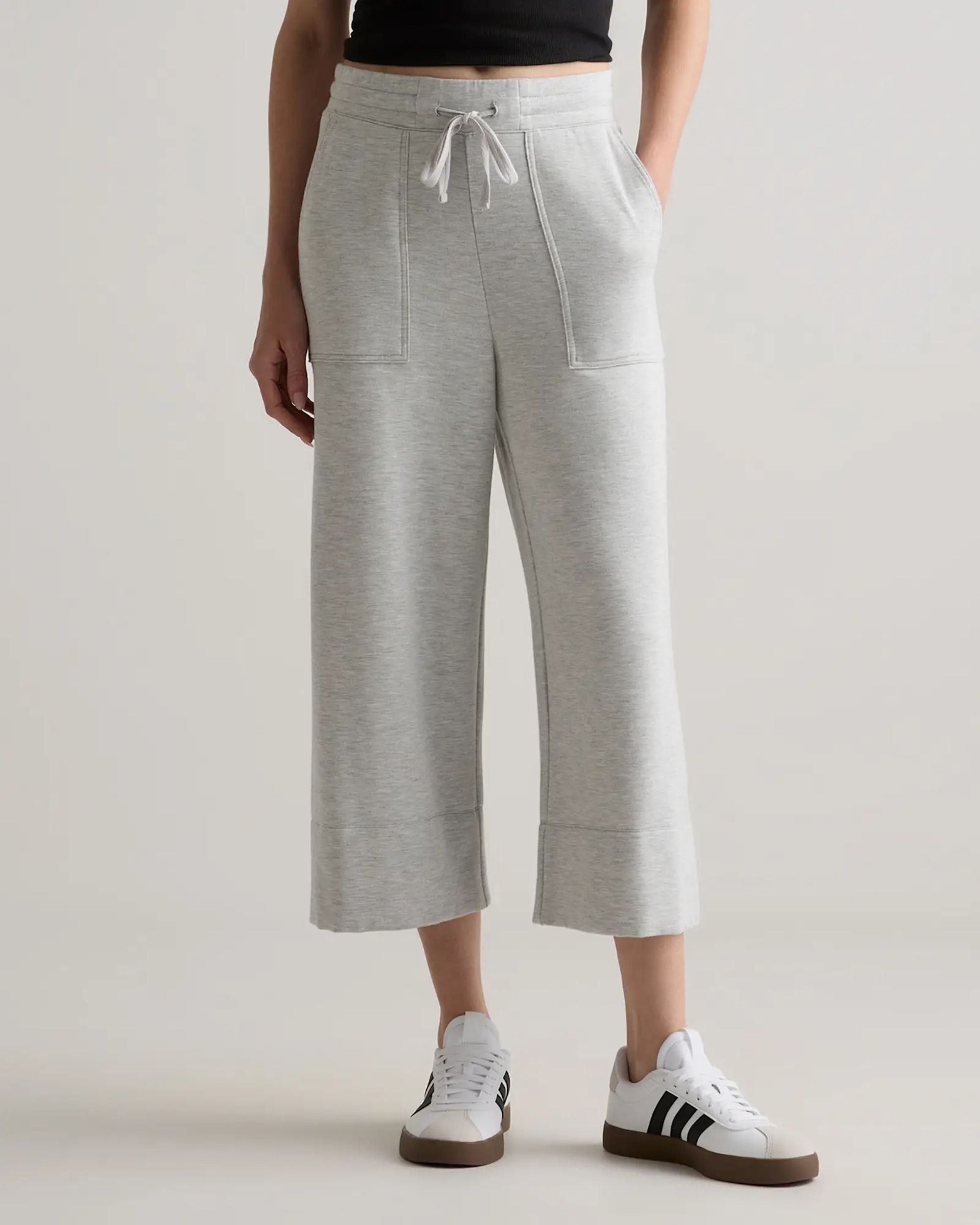 Cropped Wide Leg Lounge Pant - the wayre lounge collection