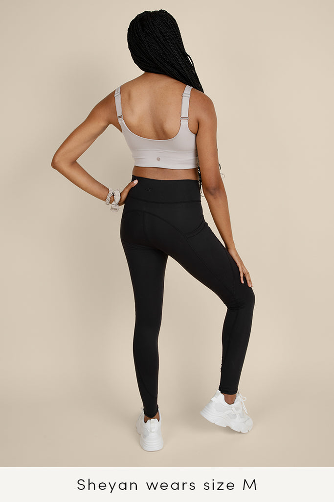 Pocket Legging for Women in black color