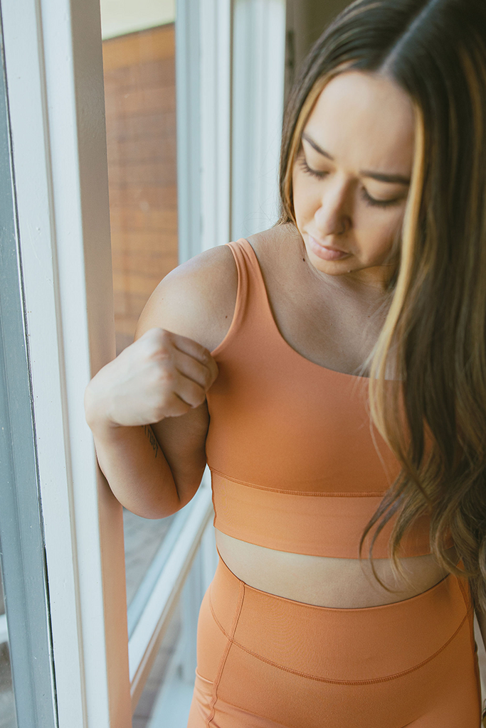 high support adjustable longline bra