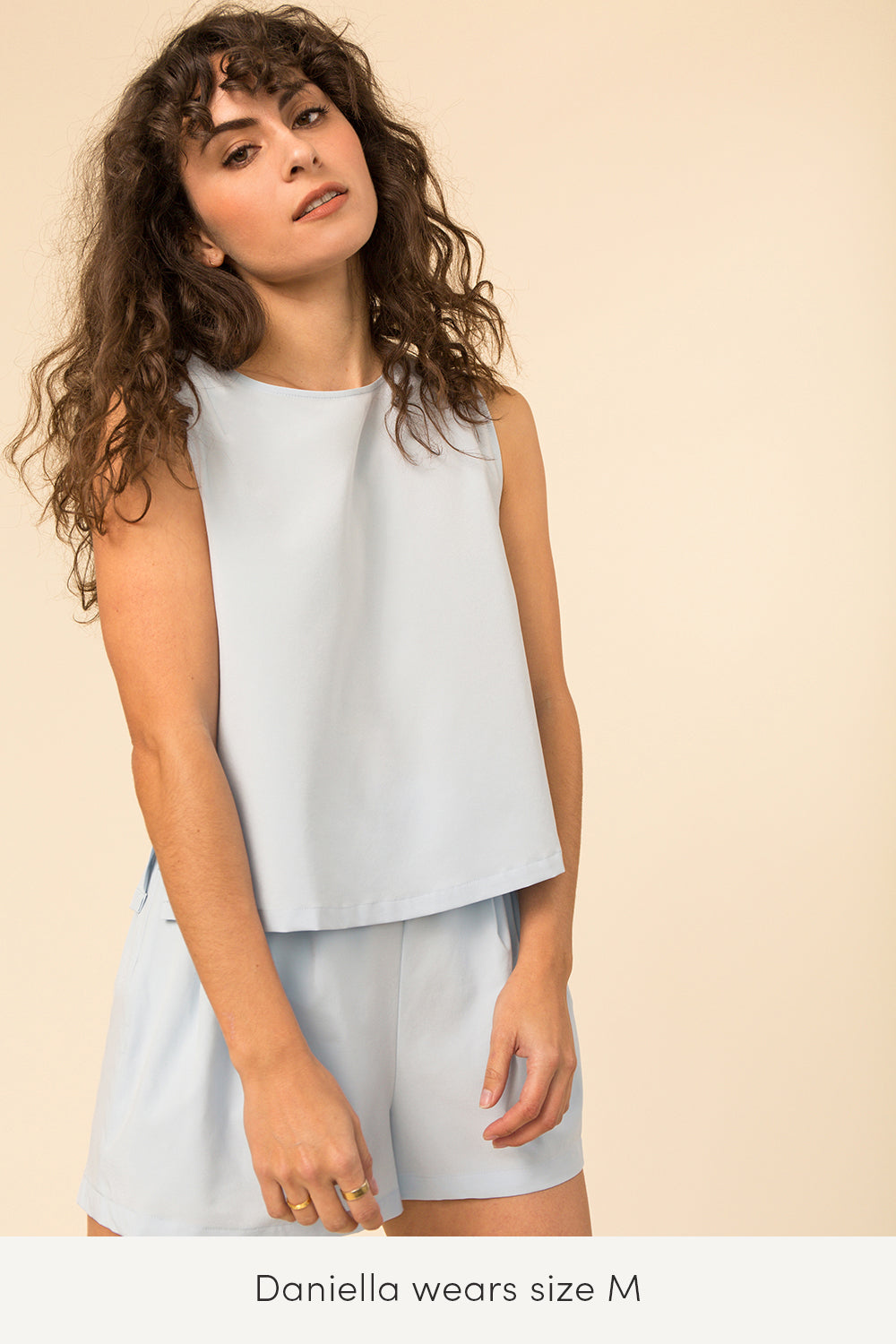 Boxy Shift & Snap Tank - the wayre everyday collection