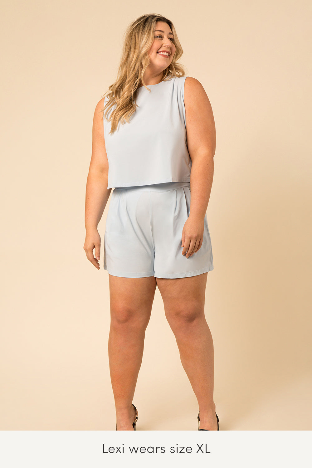 Boxy Shift & Snap Tank - the wayre travel collection