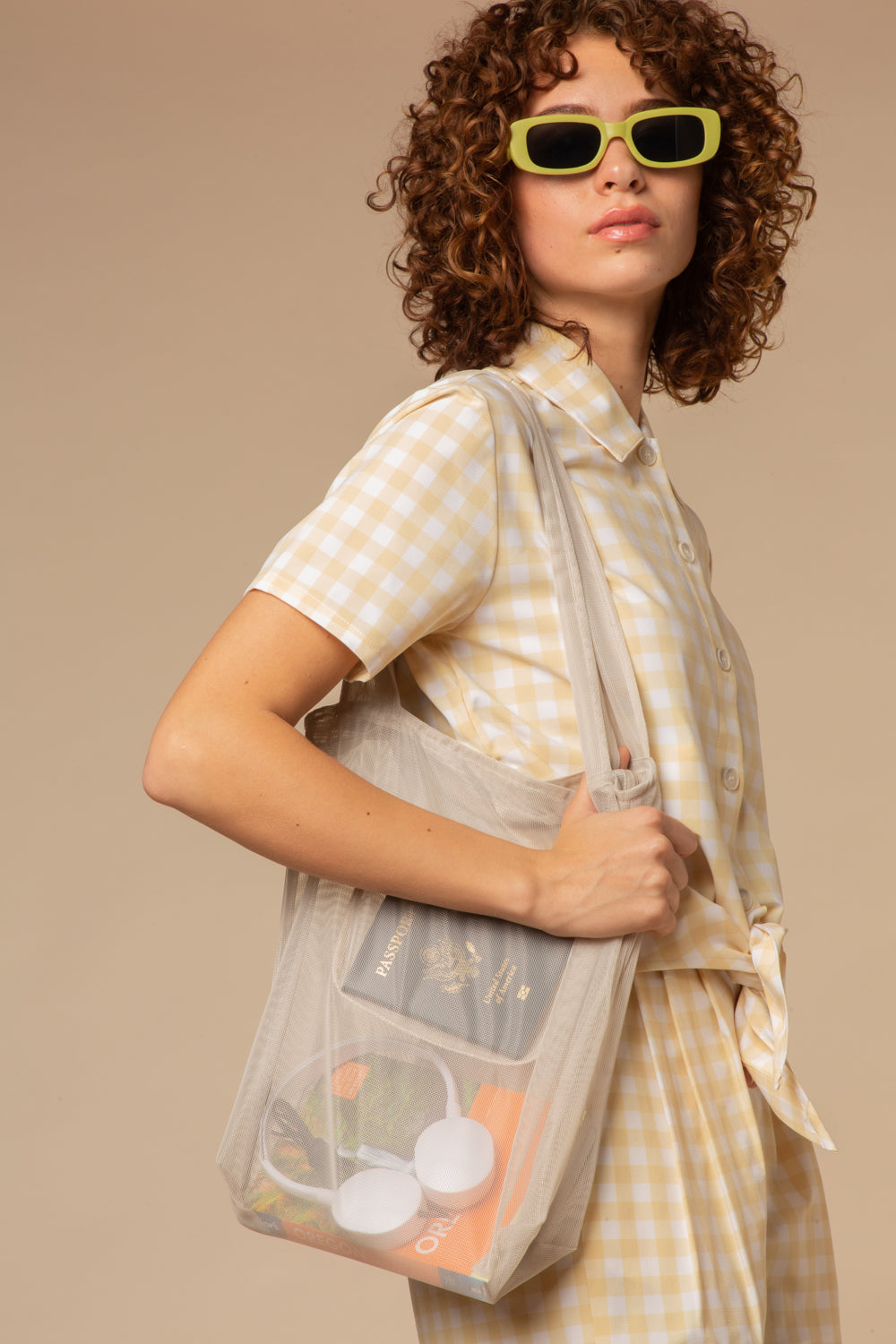 Tripper Mesh Tote - the wayre travel collection